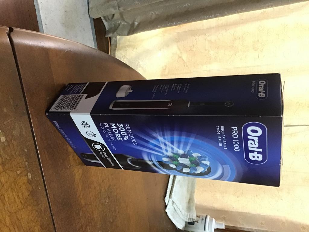 oralB electric toothbrush pro1000 (Category: Oral Care) located in Manila. Submitted by tony.sor (Listing ID 1096350801, Image 2). Description: OralB Pro1000 electric toothbrush. 120V AC. from usa. top quality. new in box. fixed price. if you cannot afford this, skip it. in palanan makati city. i can ship via LBC nationwide. or local rider if metromanila. freight for your acct. pay via BDO or pay upon your pickup here. sorry no COD. 0917 521 8988