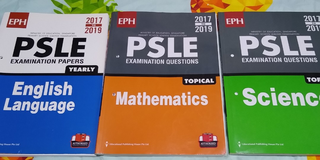 P6 PSLE Past Year Papers 2017-2019 English Math Science, Hobbies & Toys ...