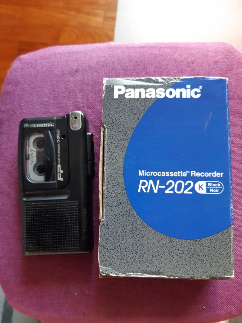 Panasonic Microcassette Recorder RN202K, Audio, Voice Recorders on