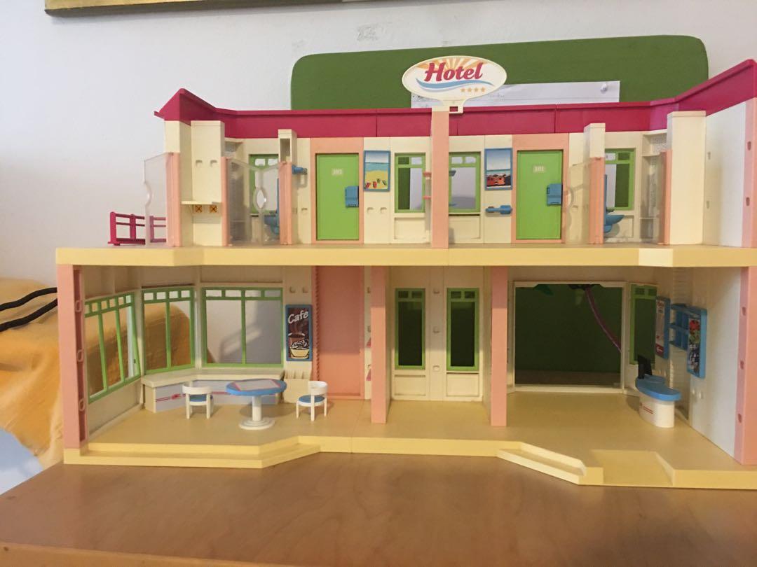 Playmobil large furnished sales hotel