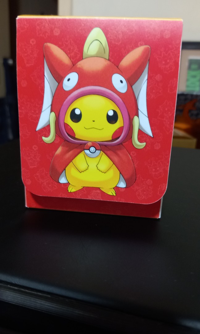 Pokemon Center Hiroshima Pretend Poncho Pikachu Magikarp Gyrados Tcg Deck Box Deck Case Hobbies Toys Toys Games On Carousell