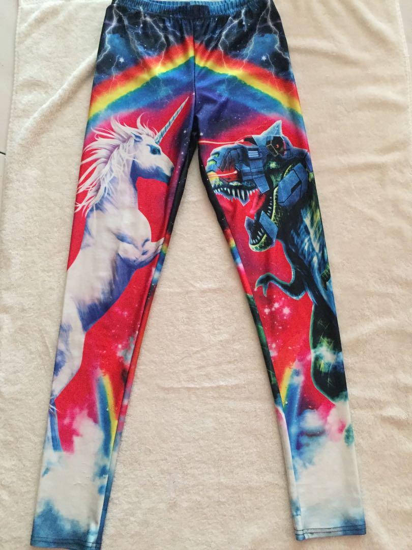 Unicorn t rex leggings sale