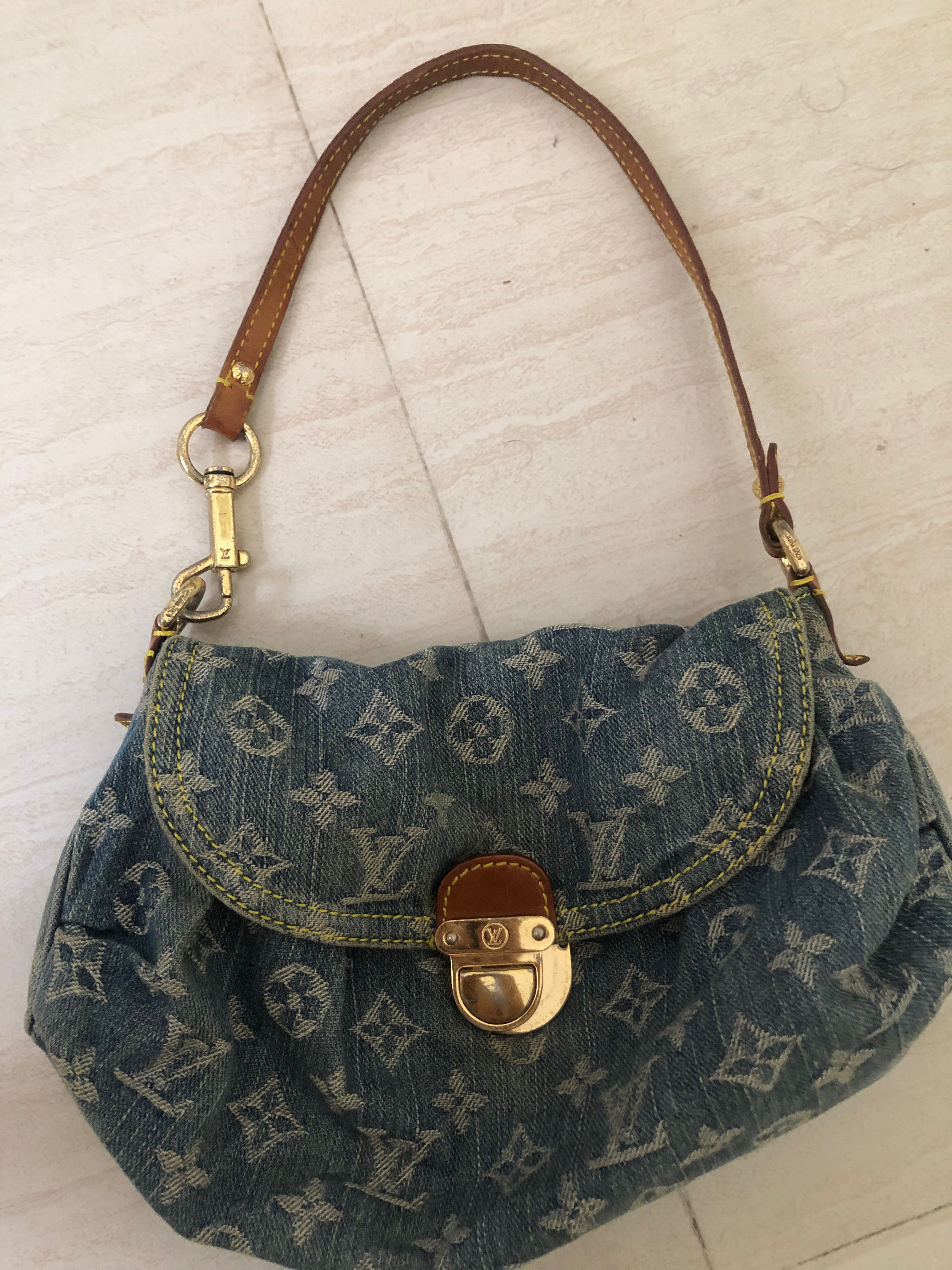 Rare Louis Vuitton Denim Shoulder Bag – SFN