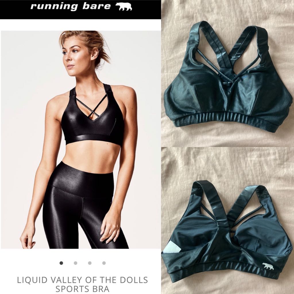 running bare push up crop