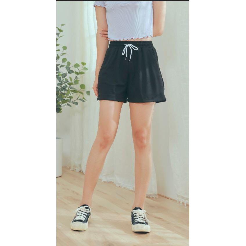 Korean Style Casual Shorts Women New Arrival 2023 Summer Solid Color Basics  High Waist Ladies Wide Leg Short Pants W1262 - Shorts - AliExpress