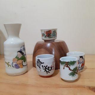 Sake Shot Glass & Sake Jar