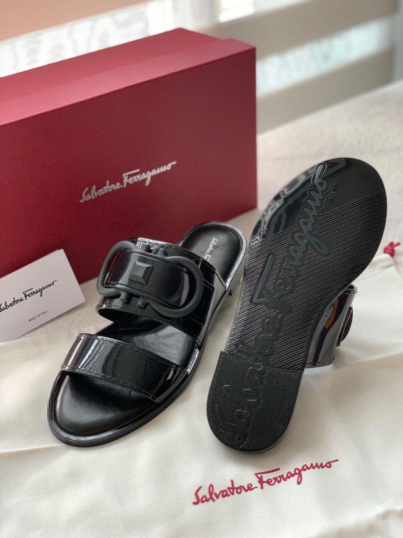 Ferragamo jelly slides 2025