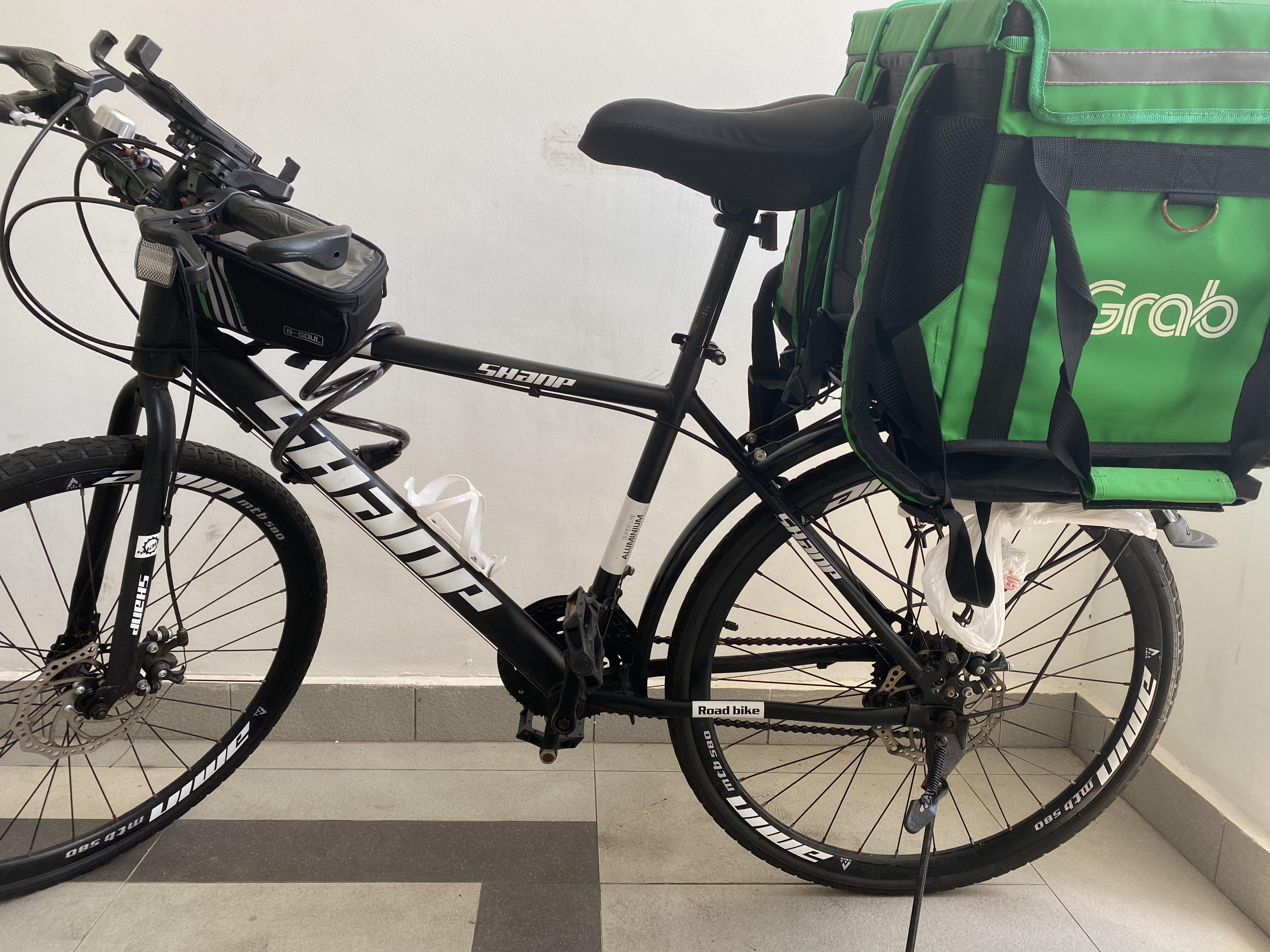 SHANP Hybrid Bicycle with back rack 