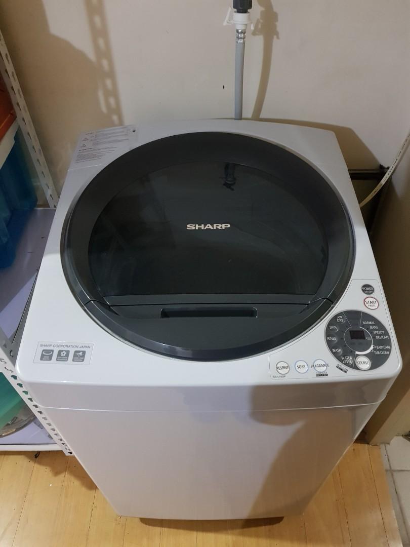 Disposal Sale Sharp Fully Automatic Washing Machine 7 5 Kg Tv Home Appliances Washing Machines And Dryers On Carousell