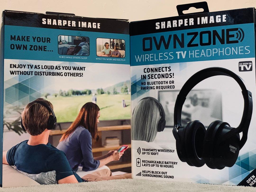 SHARPER IMAGE WIRELESS HEADPHONES 