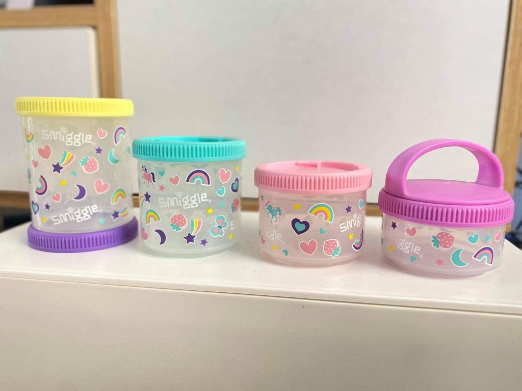 Smiggle Stackable snack containers, Babies & Kids, Nursing & Feeding