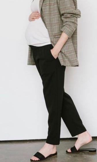 Storq Maternity Tailored Pants Black 
