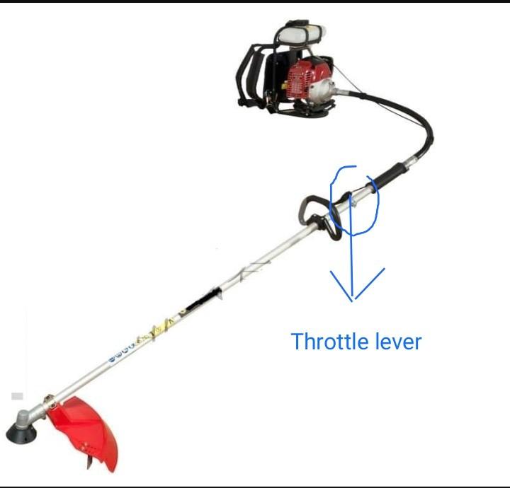 Throttle Lever (for backpack grass cutter)64884980118530115