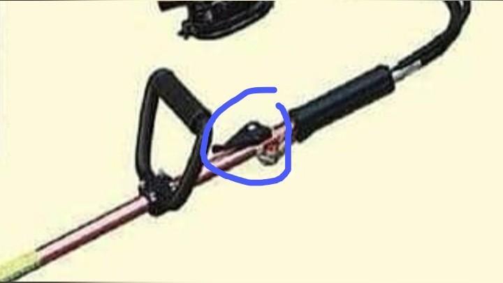 Throttle Lever (for backpack grass cutter)64884980118530111