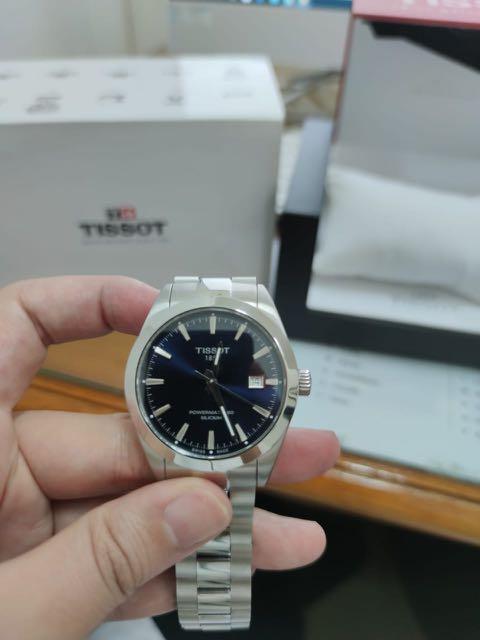 Tissot Gentleman Powermatic 80, Barang Mewah, Jam Tangan di Carousell