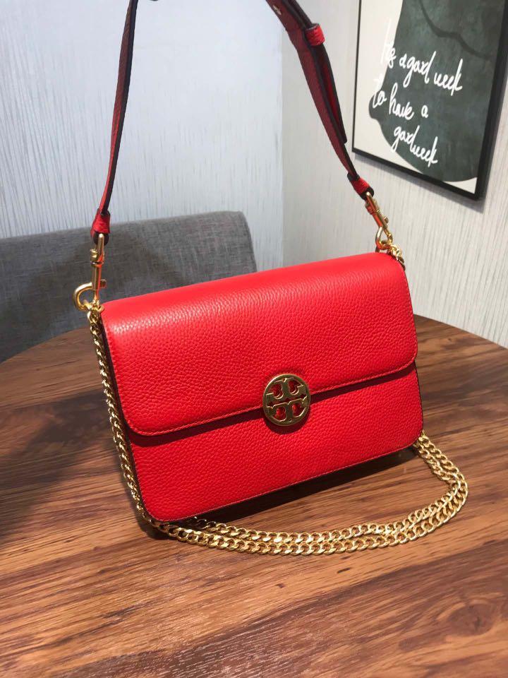 Tory burch chelsea red cheap