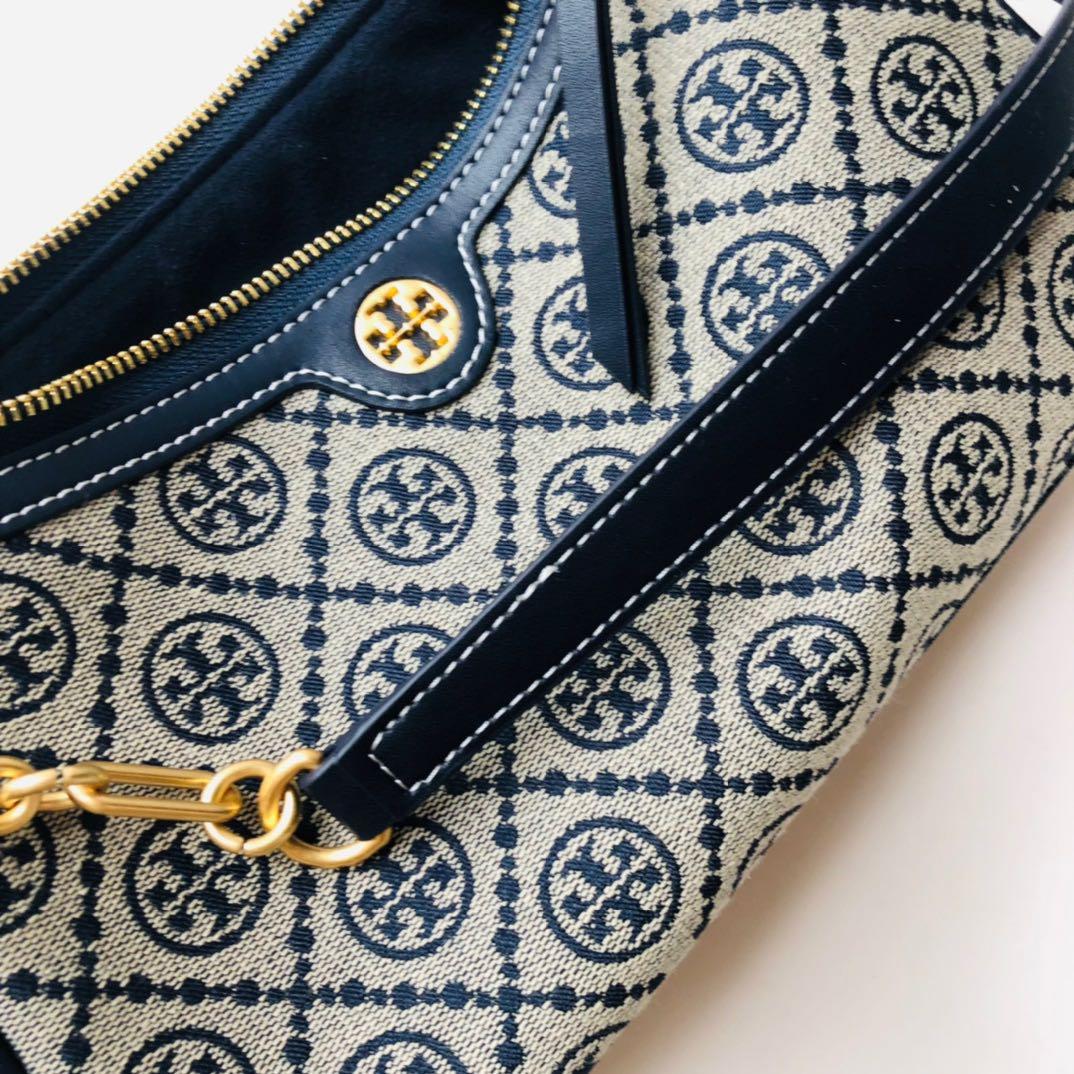 T Monogram in Jacquard with Fine Leather Trim Zip Camera Bag (Tory Burch  79356), Women's Fashion, Bags & Wallets, Cross-body Bags on Carousell