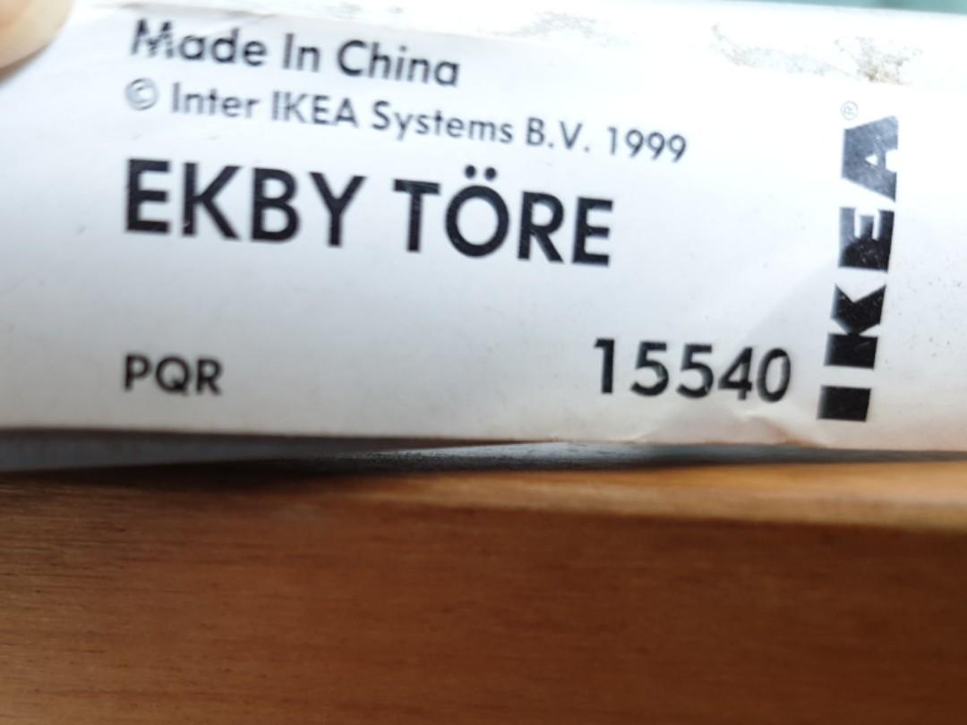 used ikea ekby tore table top bracket shelf in grey everything else on carousell