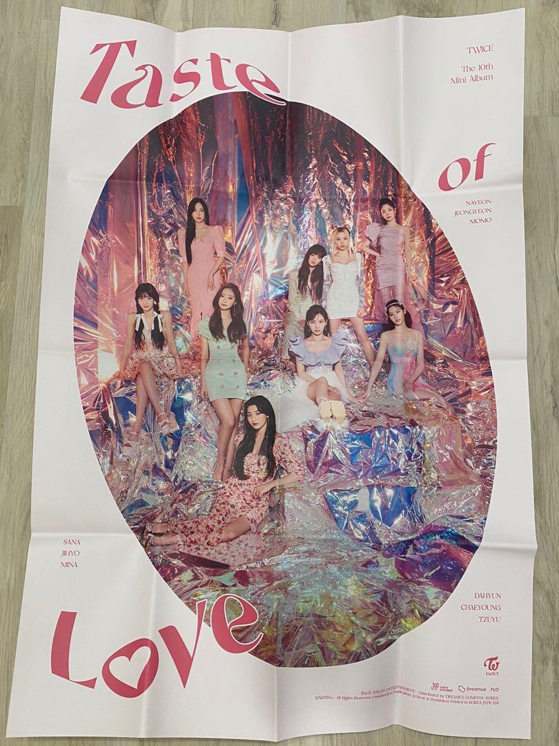 Wts Twice Taste Of Love Album Folded Poster K Wave On Carousell