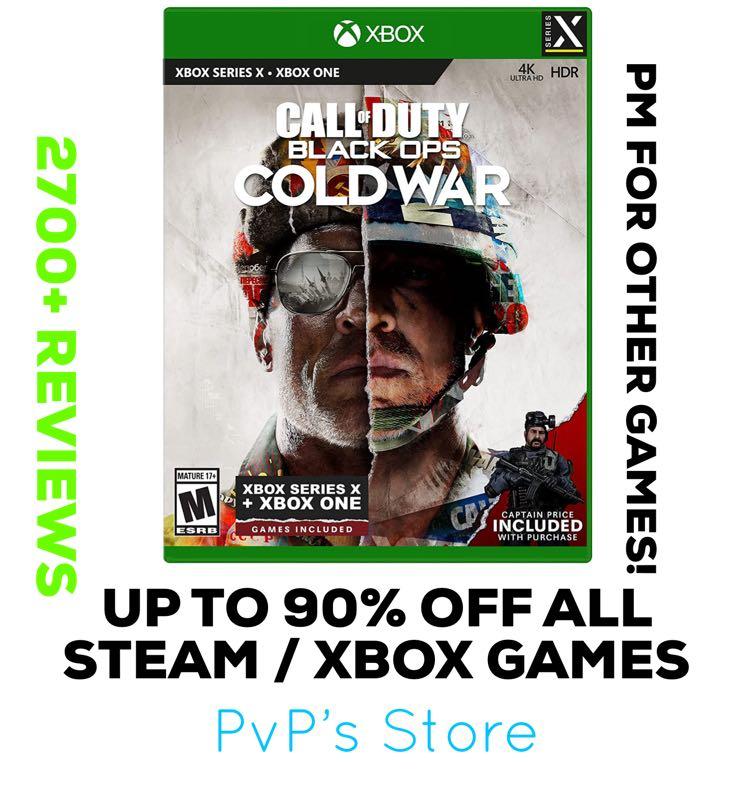 Xbox Call Of Duty Cold War Video Gaming Video Games Xbox on