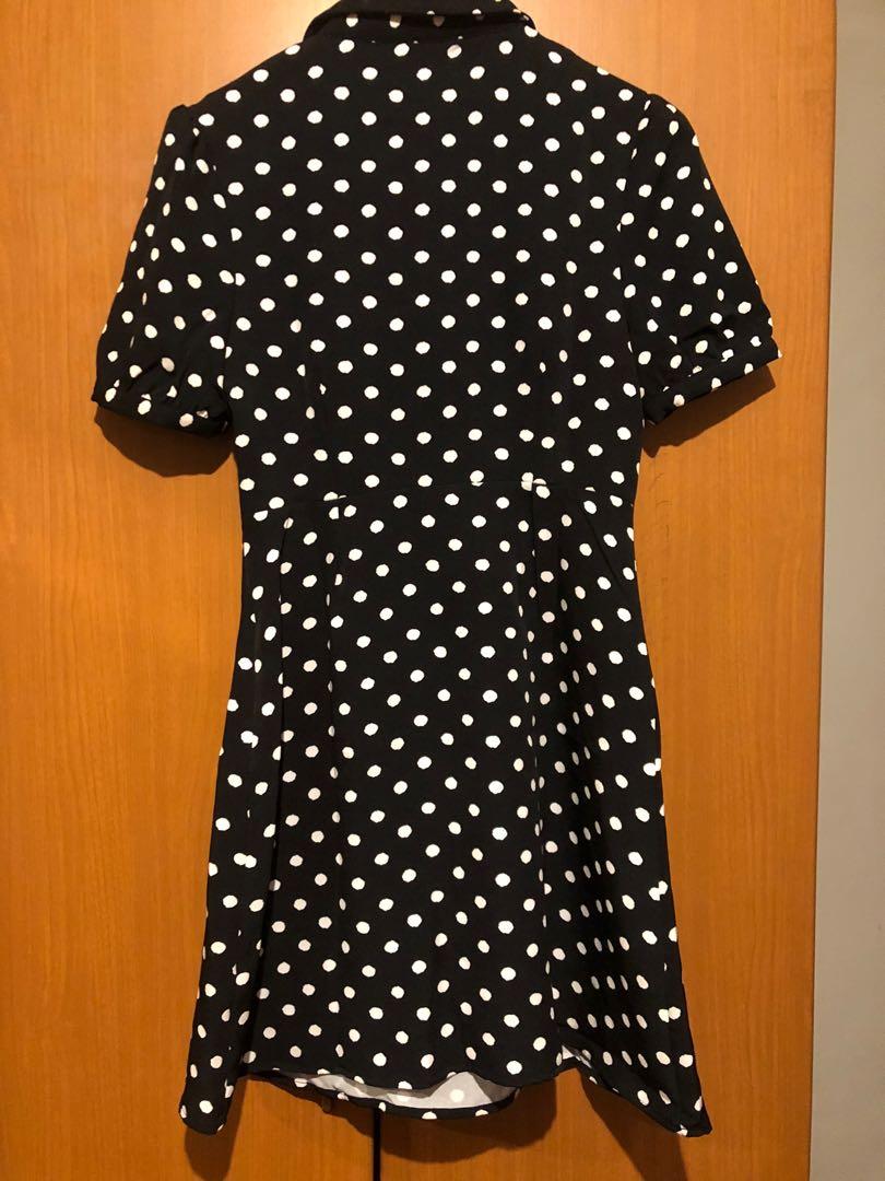 Zalora Polkadot Dress (Category: Dresses) located in Makati City. Submitted by tesssssie (Listing ID 1096420154, Image 3). Description: Never been used but washed! Repriced! My original price was 350 .