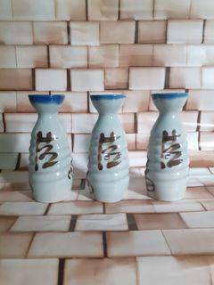 4.8" Ceramic Sake Bottle/Decorative Vase
