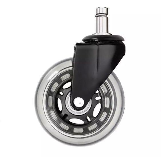 5 x Replacement Rollerblade Wheels / Castors for Ikea Office Chair