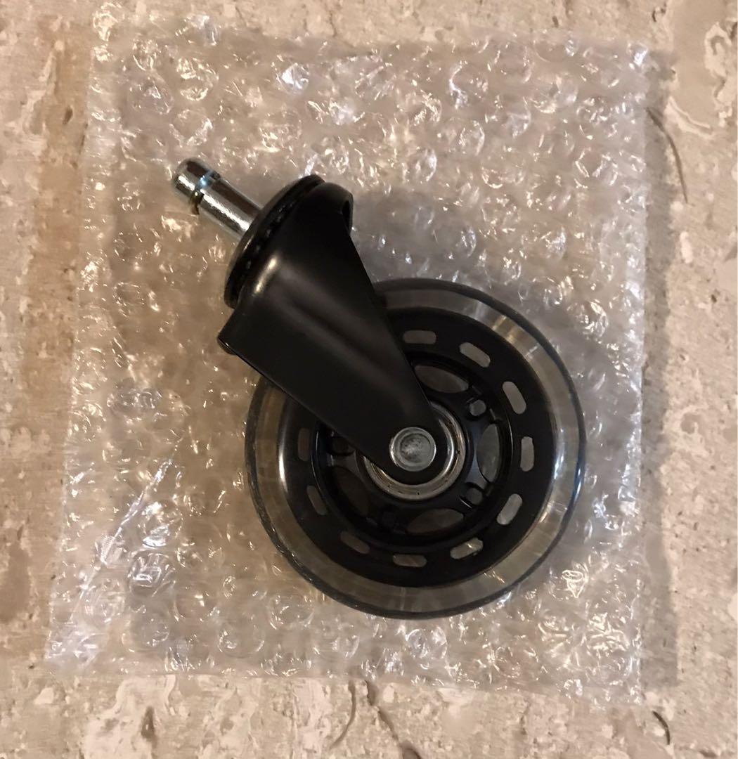 5 x Replacement Rollerblade Wheels / Castors for Ikea Office Chair