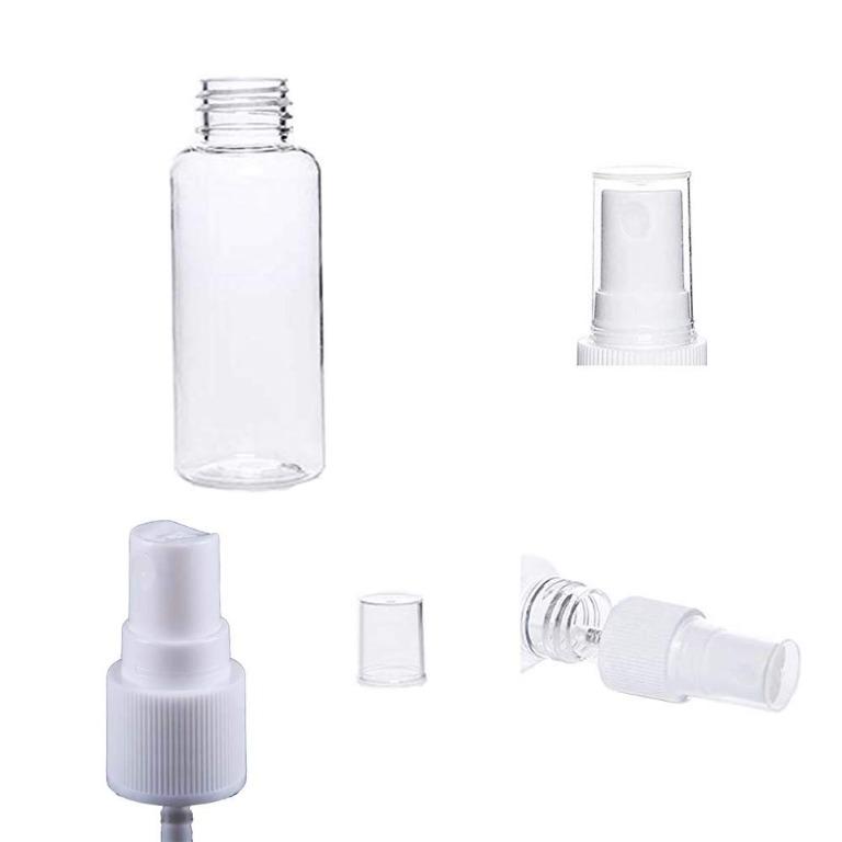 60ml Spray Bottle Travel Size Transparent Plastic Clear