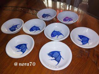 8 Piring Ikan (New Old Stock)