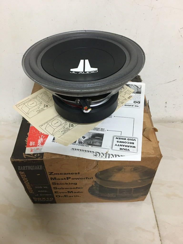 美國jl Audio 10w3v2 D4 超低音10吋超重低音喇叭10吋汽車喇叭單體美國製造600w 汽機車零配件on Carousell