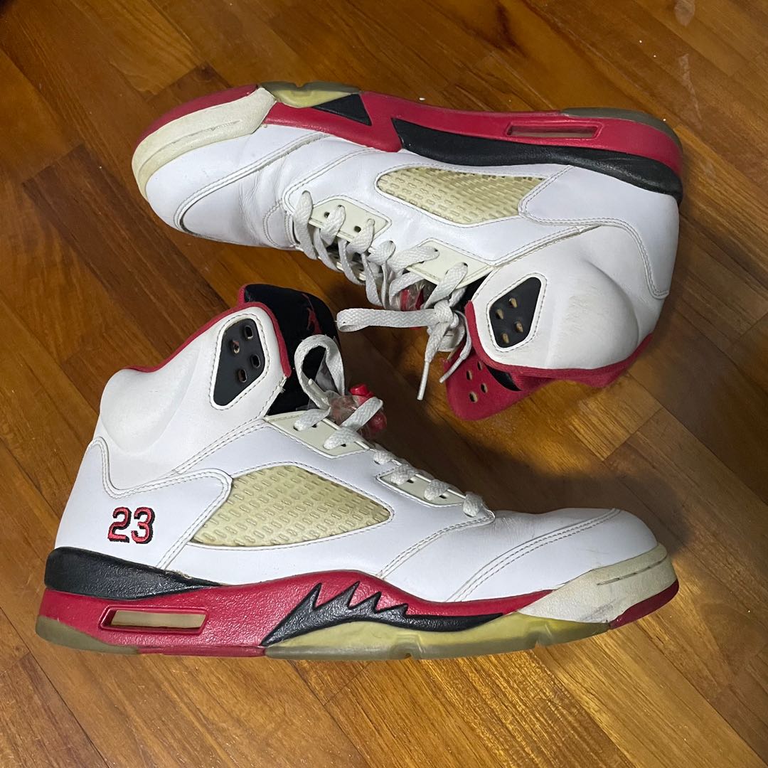 Air Jordan 5 Retro FIRE RED 2013, Men's Fashion, Footwear, Sneakers on  Carousell