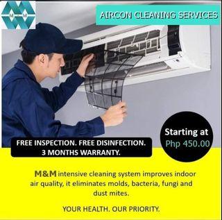 Aircon Services General Cleaning Check Up Repair Installation Preventive Maintenance Charging Freon Dismantling Relocation