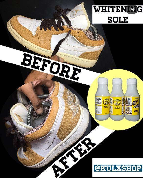 Angelus sole bright unyellowing pemutih kuning kasut sneaker sole mid sole  Nike dunk sb high jordan 1 adidas boost icy sole pencuci, Hobbies & Toys,  Stationery & Craft, Craft Supplies & Tools