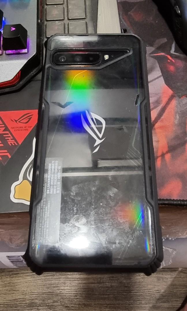 ASUS ROG Phone 3 5G Gaming Phone (Category: Asus) located in Makati City. Submitted by lance-0_0 (Listing ID 1096510928, Image 2). Description: Original for ASUS ROG Phone 3 5G Gaming Phone 12+256GB ROM Snapdragon 865 Plus 6000mAh 144HZ 2SIM Card NFC ROG3 Smartphone Product details of Original for ASUS ROG Phone 3 5G Gaming Phone 12+256GB ROM Snapdragon 865 Plus 6000mAh 144HZ 2SIM Card NFC ROG3 Smartphone Package List: ROG Phone 3 × 1 Aero Case ×