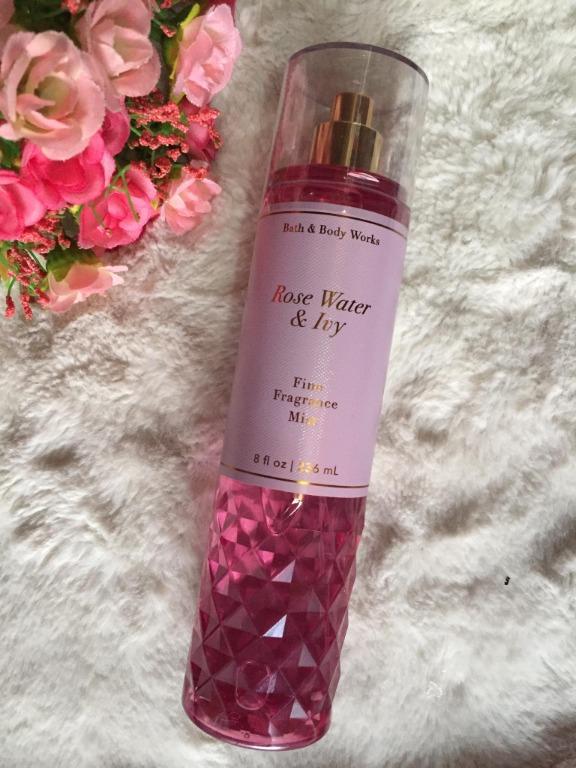 Authentic Bath and Body Works ROSE WATER & IVY Fine Fragrance Mist