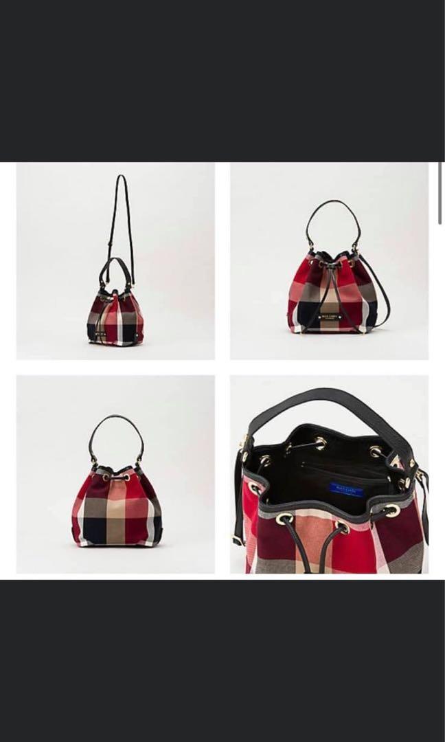 Authentic blue label bucket bag, Luxury, Bags & Wallets on Carousell