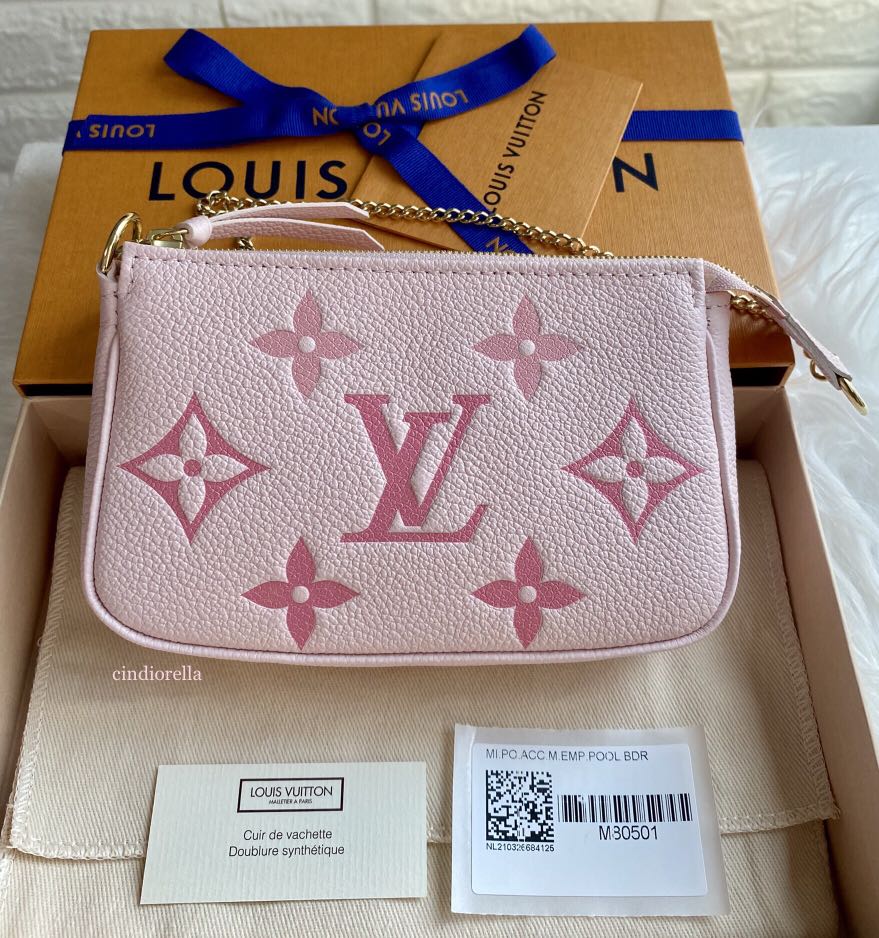 Louis Vuitton Monogram By The Pool Straws & Pouch Set - Pink
