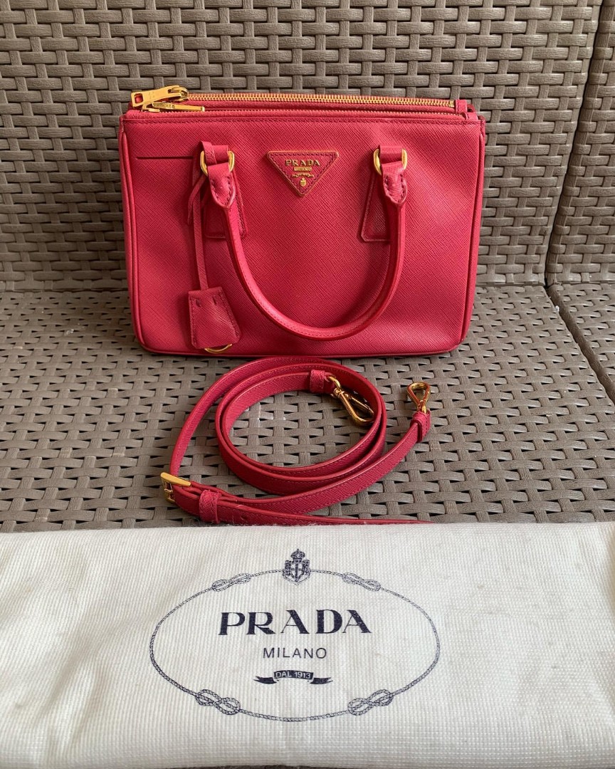 Authentic Prada galleria small saffiano leather, Luxury, Bags & Wallets ...