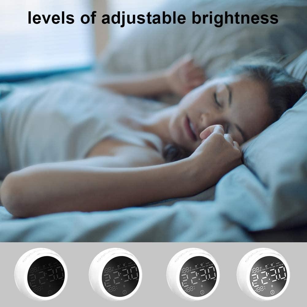 Autotipps X10 Radio Alarm Clock, Bluetooth 5.0 Speaker, LED Alarm Clock