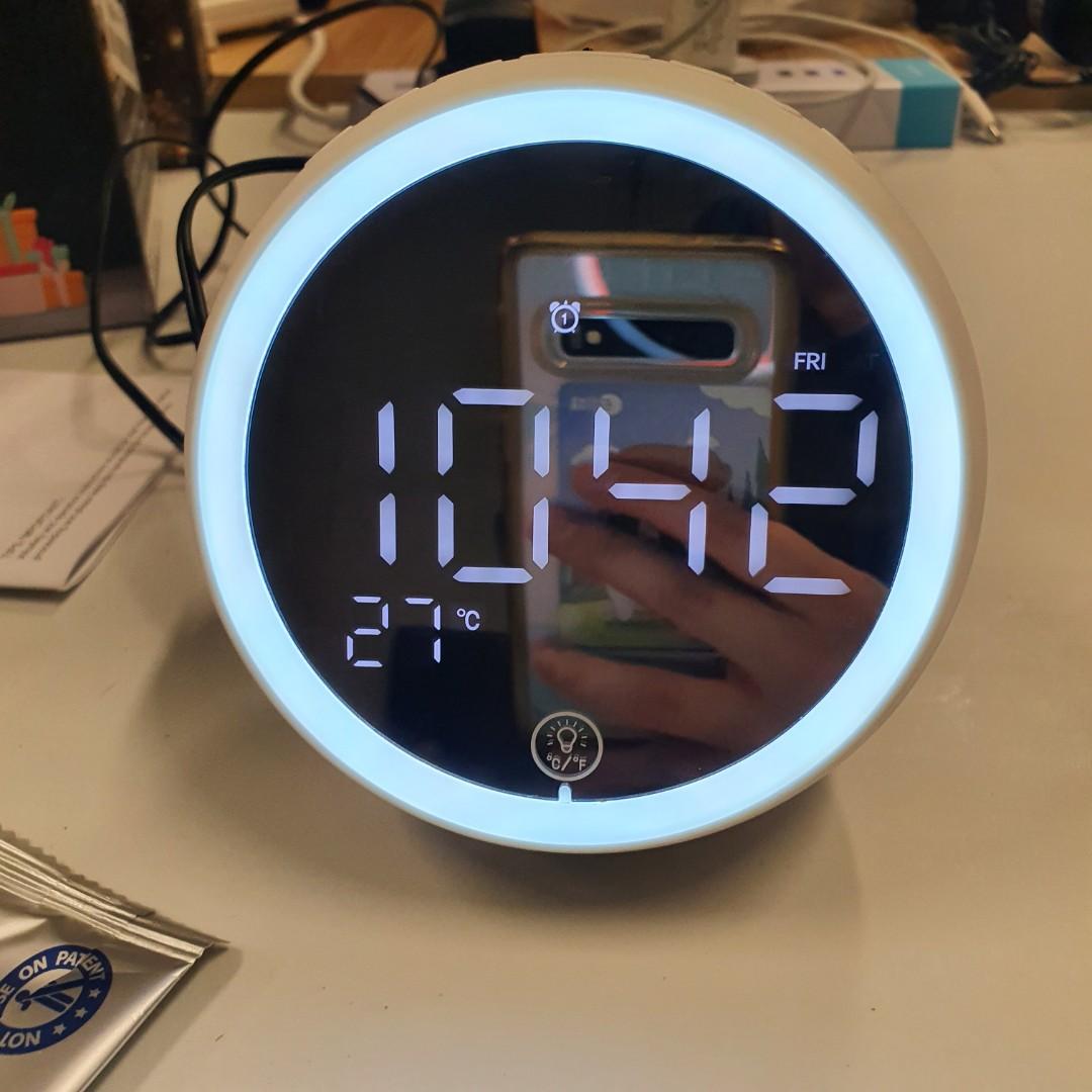 Autotipps X10 Radio Alarm Clock, Bluetooth 5.0 Speaker, LED Alarm Clock