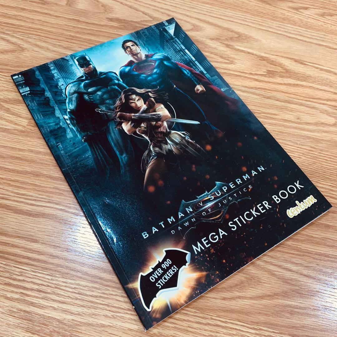 Batman vs Superman: Dawn of Justice MEGA Sticker Book by Centum  Publications DC. Over 900 stickers., Hobbies & Toys, Collectibles &  Memorabilia, Fan Merchandise on Carousell
