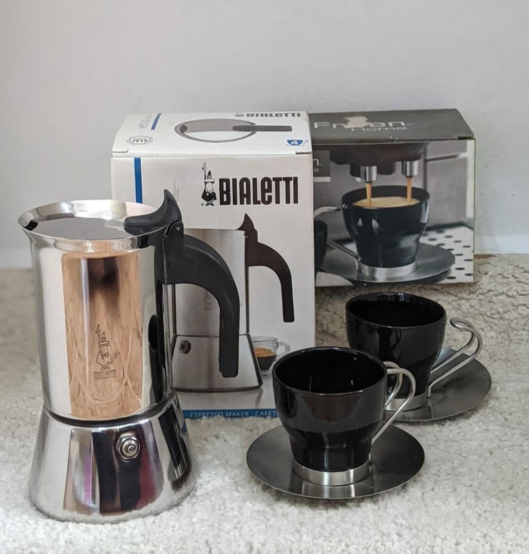 Bialetti Venus Induction Coffee Maker w espresso cups, TV & Home