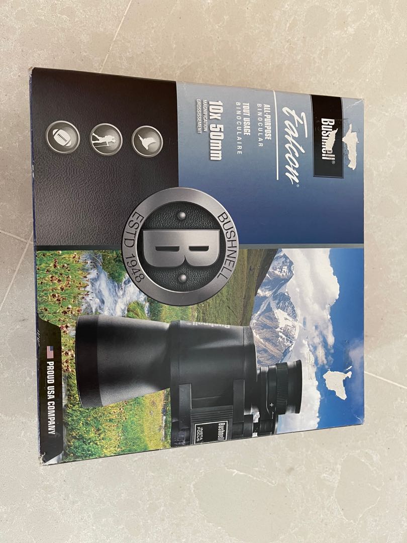 Bushnell Falcon – Binocolo Grandangolare 10x50 – Prisma Porro, Robusto E Con Grande Ingrandimento – Perfetto Per Birdwatching E Natura