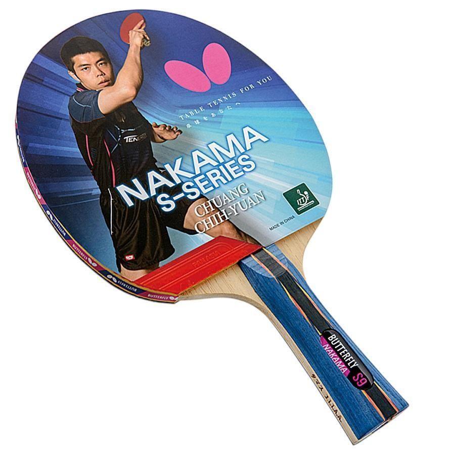 Butterfly Nakama S 9 Fl Shakehand Table Tennis Wood Racket Preassembled With Rubber Sports Other On Carousell