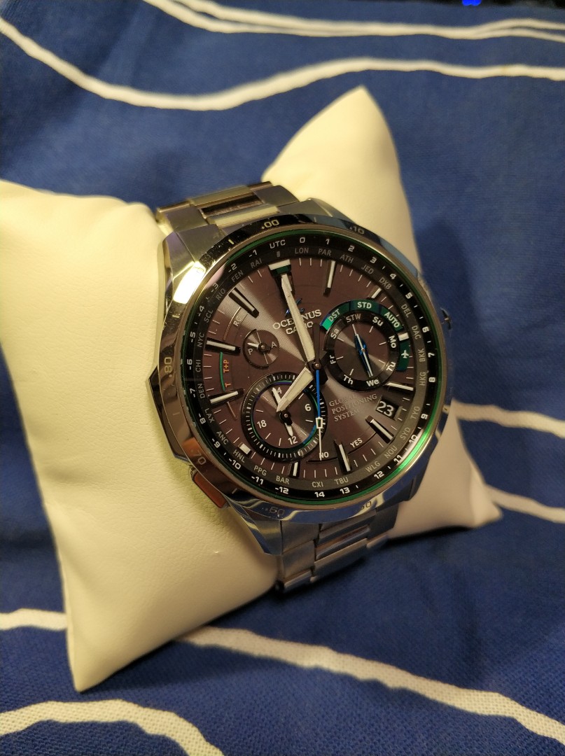 Casio Oceanus OCW-G1000-1A2, 名牌, 手錶- Carousell