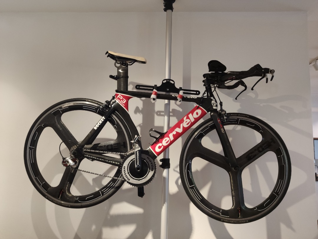 Cervelo P3C TT bike HED3 wheels, Sports 