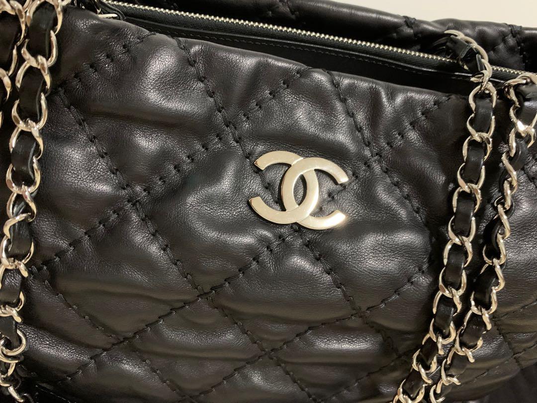 CHANEL LOVE ME TENDER CALFSKIN LARGE SILVER CHAIN HOBO SLOUCHY BAG Women s Fashion Bags Wallets Shoulder Bags on Carousell