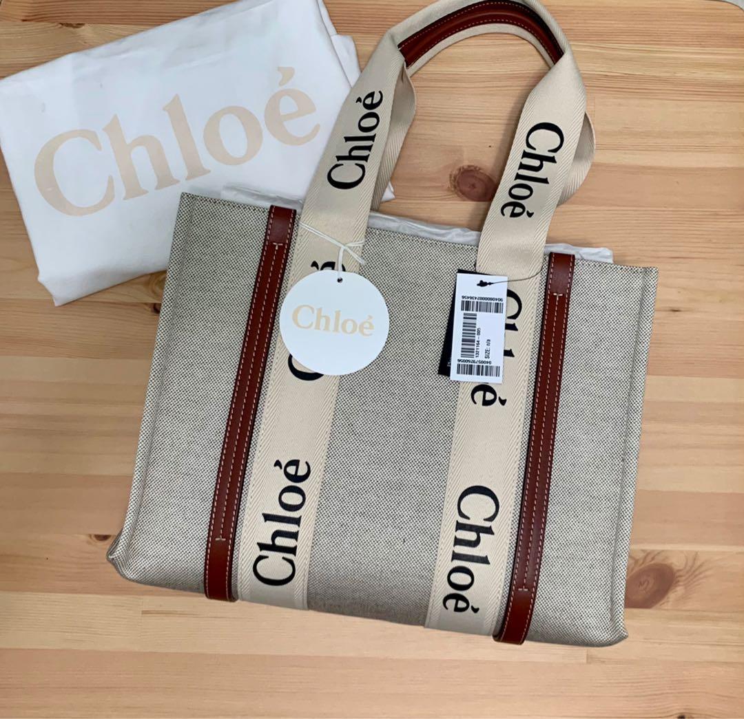 chloe woody tote bolsa