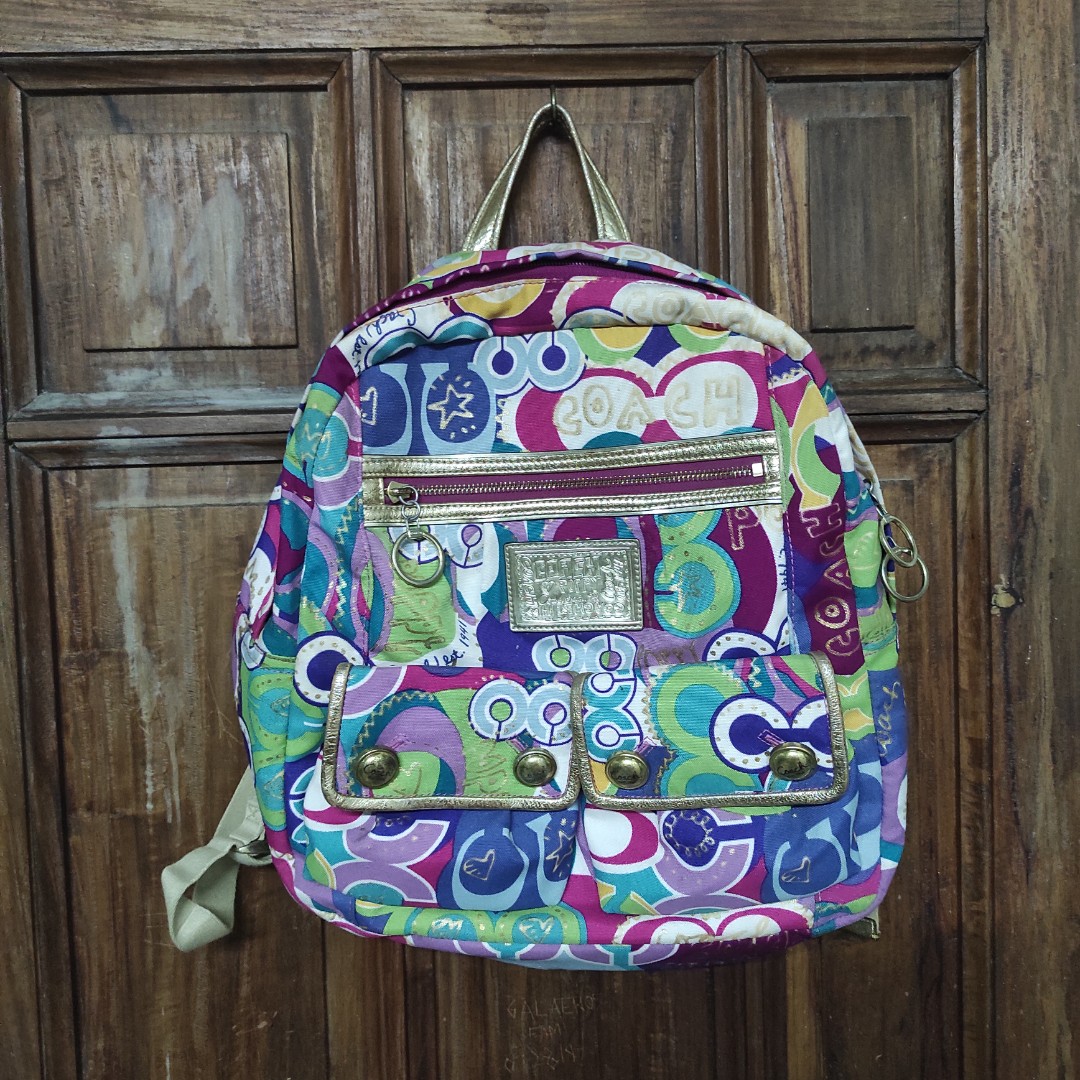 Coach poppy store backpack